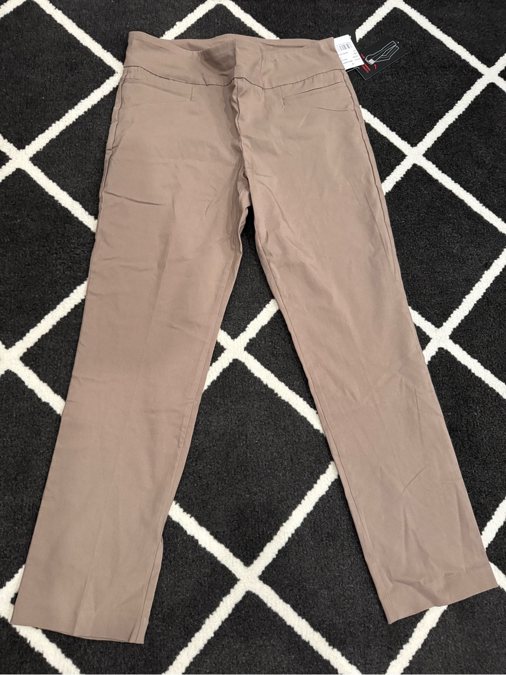 Briggs New York Slim Fit Chinos - Taupe/Brown